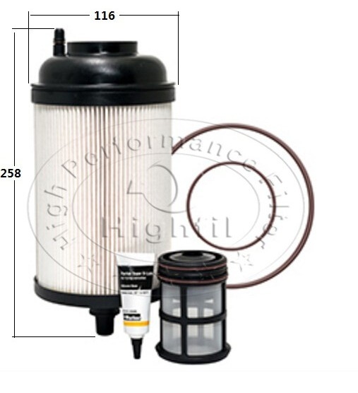 OE:MERCEDES-BENZ:A4720900451;MITSUBISHI FUSO:mx938991; - Fuel Filter